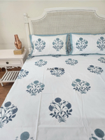 Load image into Gallery viewer, Vasundhara - Block Printed Bedsheet Set