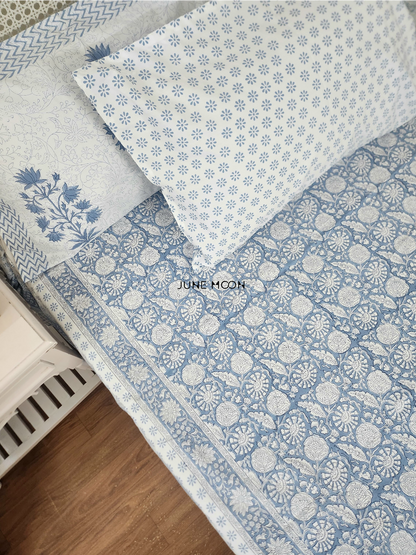 Nyla - Block Printed Bedsheet Set