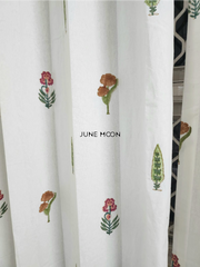 Shades of Grace - Block Printed Curtains