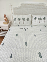 Load image into Gallery viewer, Uphaar - Block Printed Bedsheet Set (Thick Cotton)
