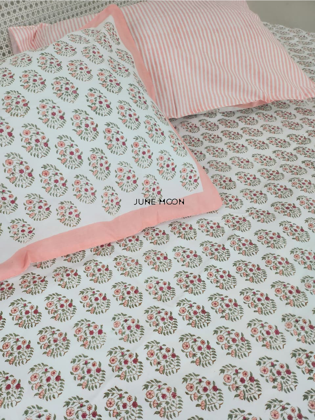 Nikhaar - Block Printed Bedsheet Set