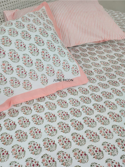 Nikhaar - Block Printed Bedsheet Set