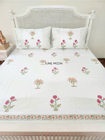 Load image into Gallery viewer, Gulnoor - Block Printed Bedsheet Set
