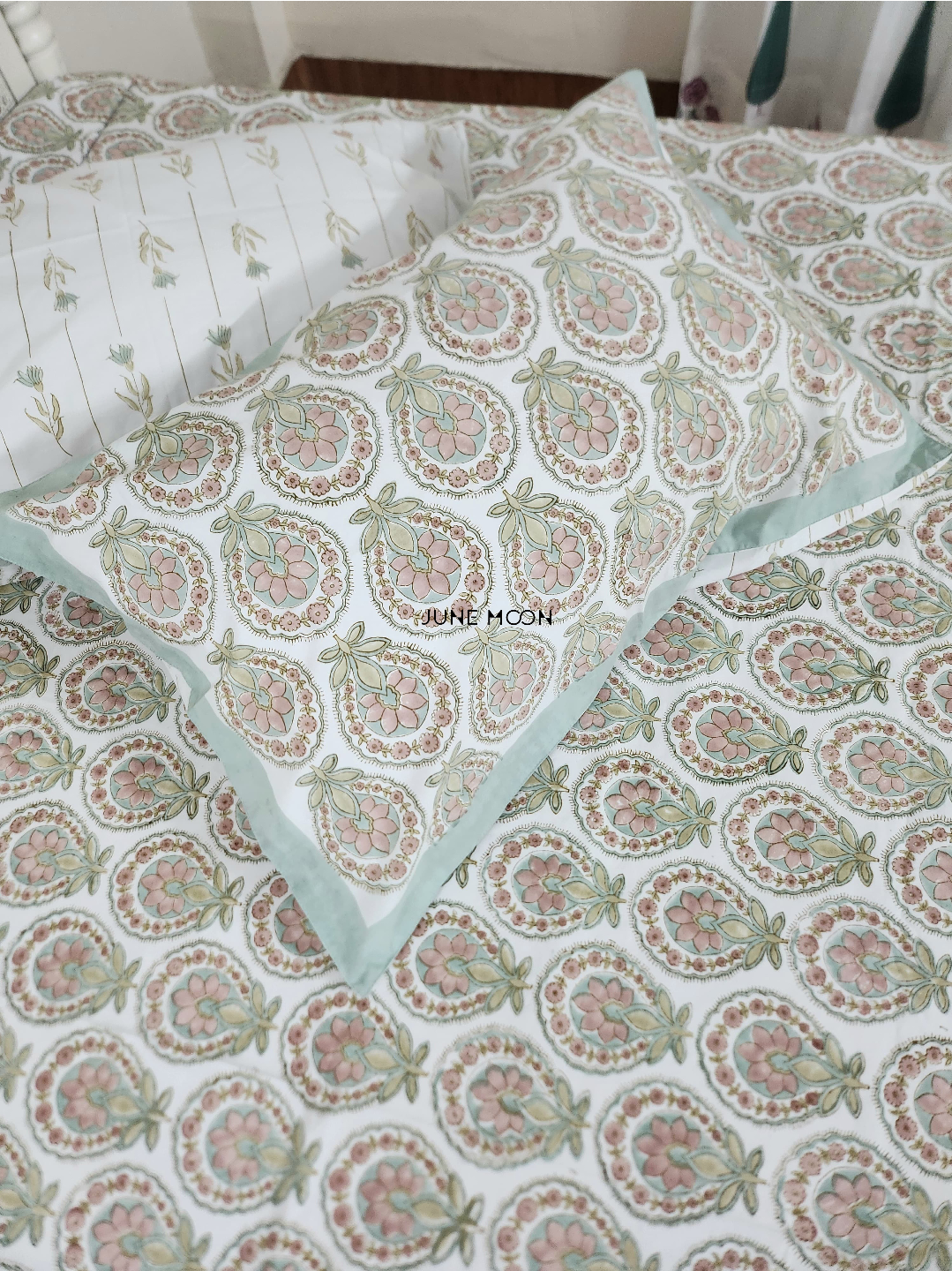 Summer House - Block Printed Bedsheet Set