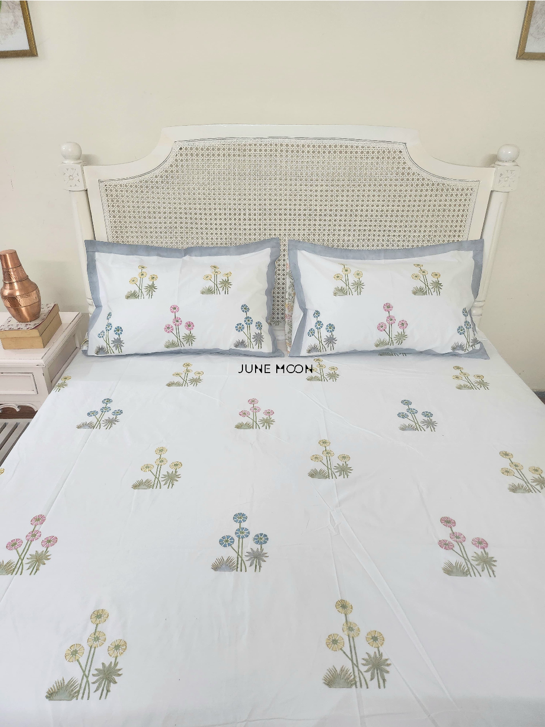 Countryside - Block Printed Bedsheet Set