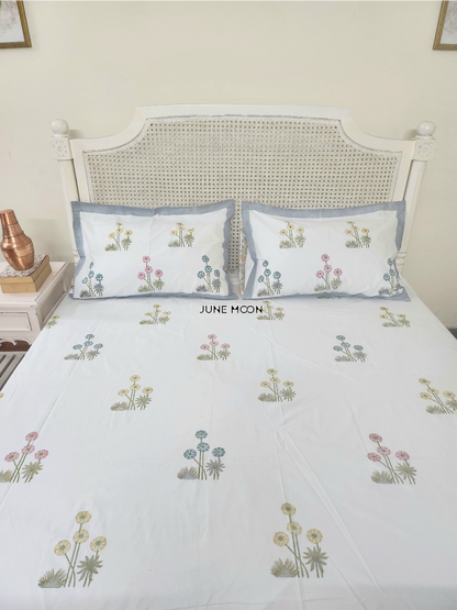 Countryside - Block Printed Bedsheet Set