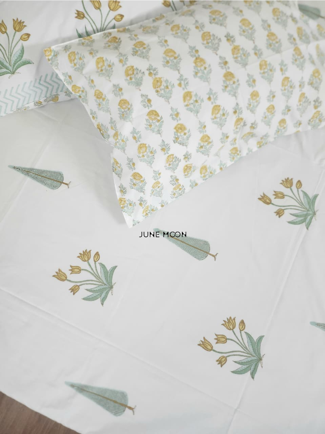 Sunny Nook - Block Printed Bedsheet Set
