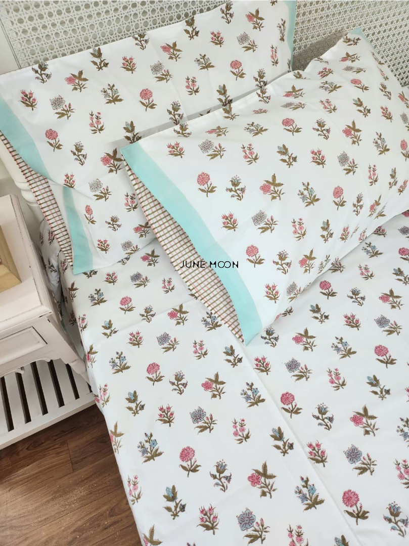 Barfi - Block Printed Bedsheet Set