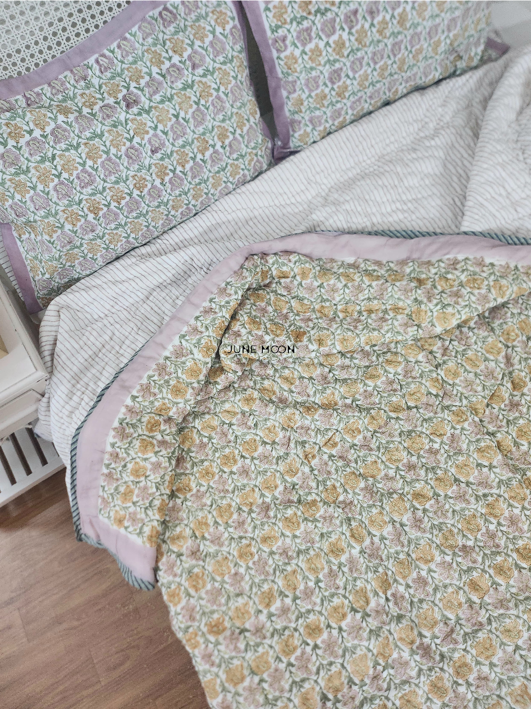 Fairytale - Block Printed Muslin Quilt