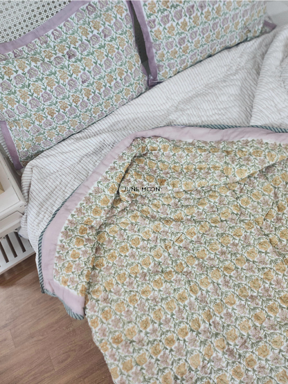 Fairytale - Block Printed Muslin Quilt
