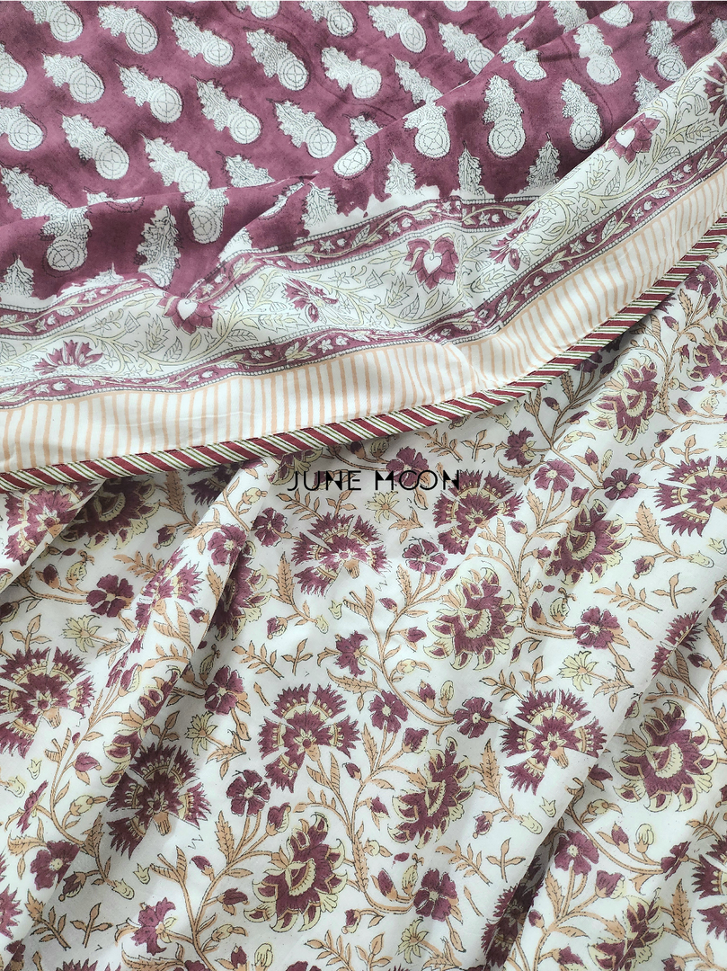 Gehna - Block Printed Muslin Dohar