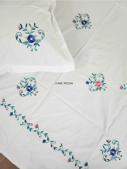 Camille - Embroidered Bedsheet Set