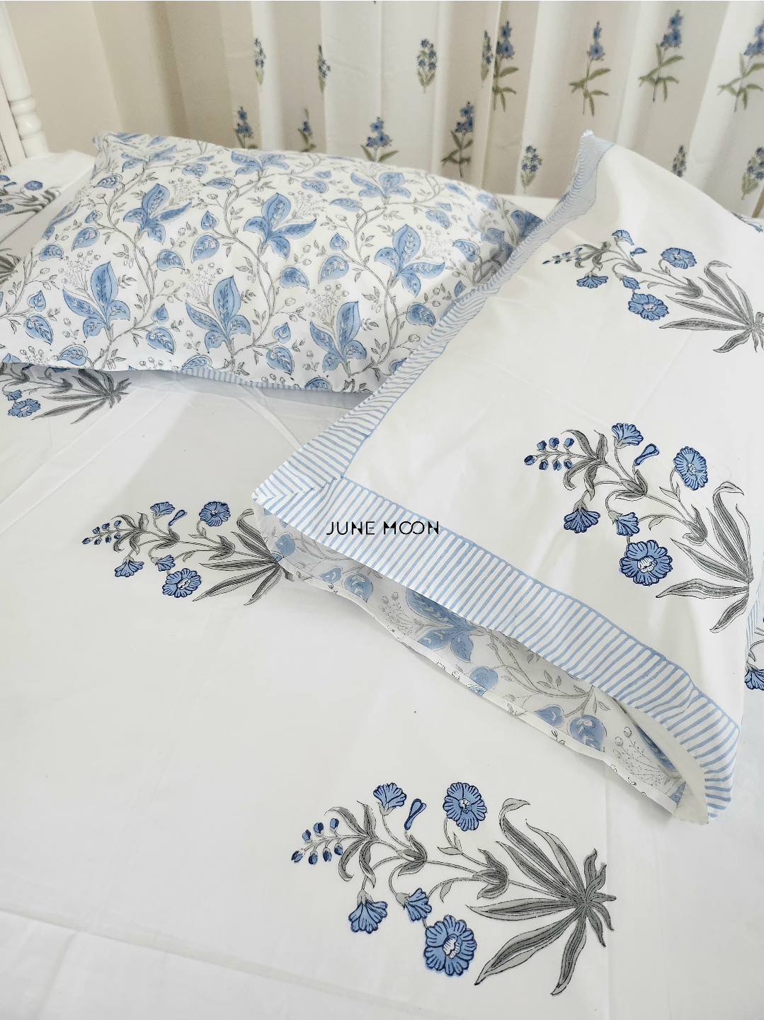 Falak - Block Printed Bedsheet Set