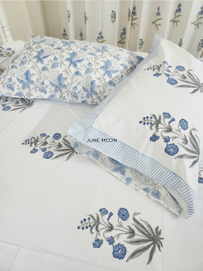 Falak - Block Printed Bedsheet Set