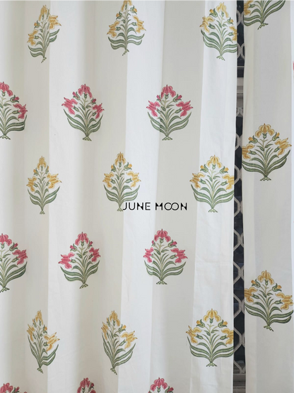 Indian Palette - Block Printed Curtains