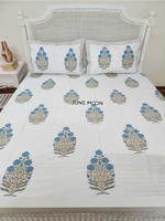 Load image into Gallery viewer, Vasundhara - Block Printed Bedsheet Set
