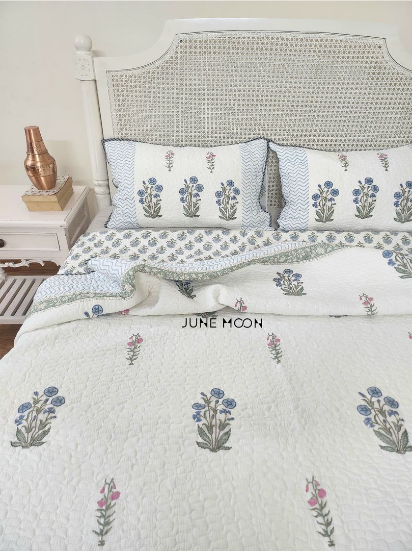 Balmy Seas - Quilted Bedcover Set