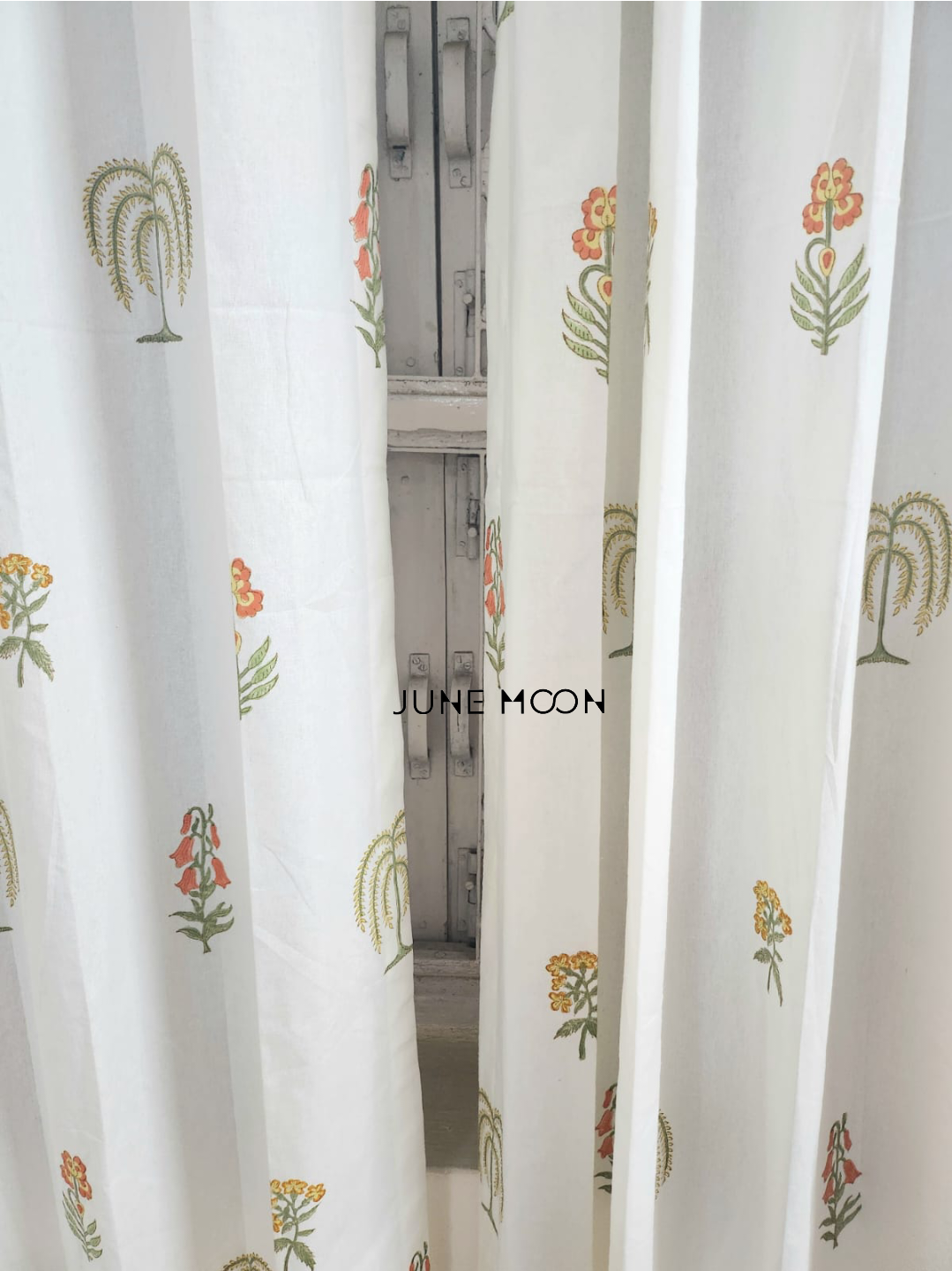 My Little Sunshine - Block Printed Curtains