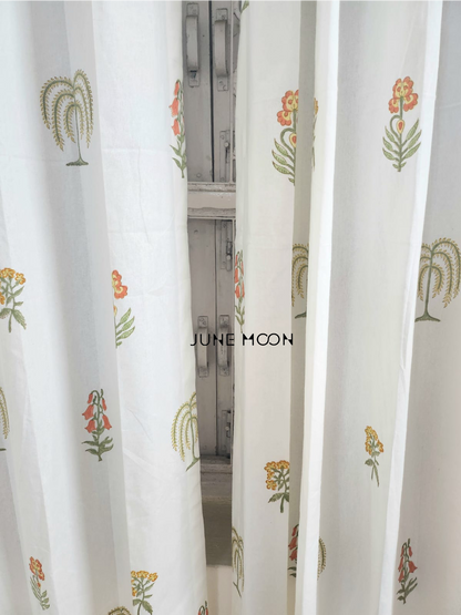 My Little Sunshine - Block Printed Curtains