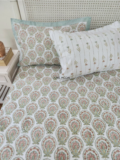 Summer House - Block Printed Bedsheet Set