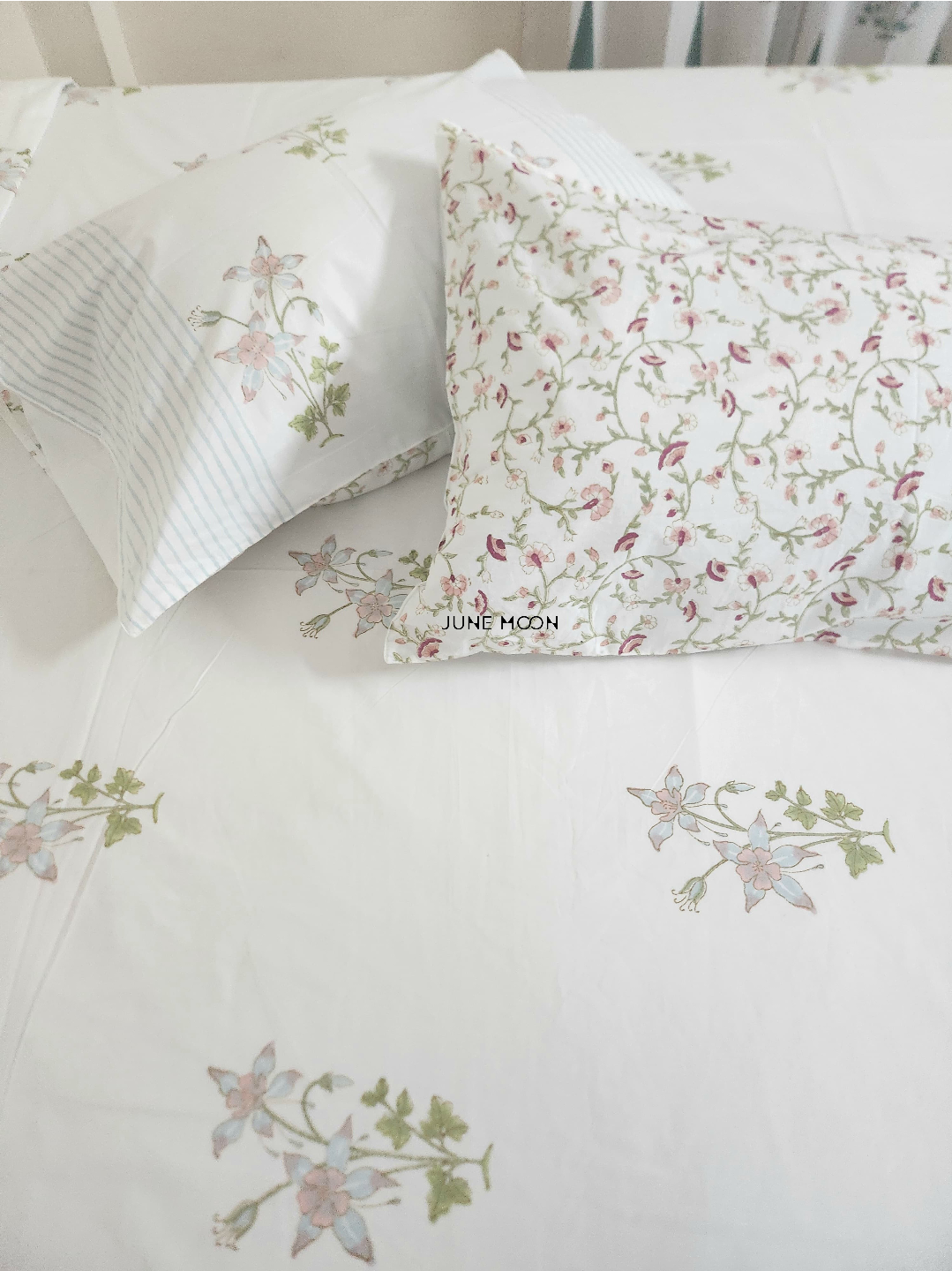 Darling Dainty - Block Printed Bedsheet Set