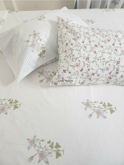 Darling Dainty - Block Printed Bedsheet Set
