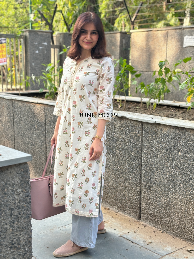 Roohi - Block Printed Kurta