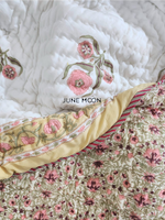 Load image into Gallery viewer, Dainty Whispers - Block Printed Muslin Quilt
