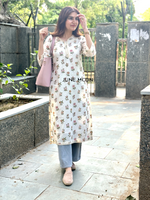 Load image into Gallery viewer, Roohi - Block Printed Kurta
