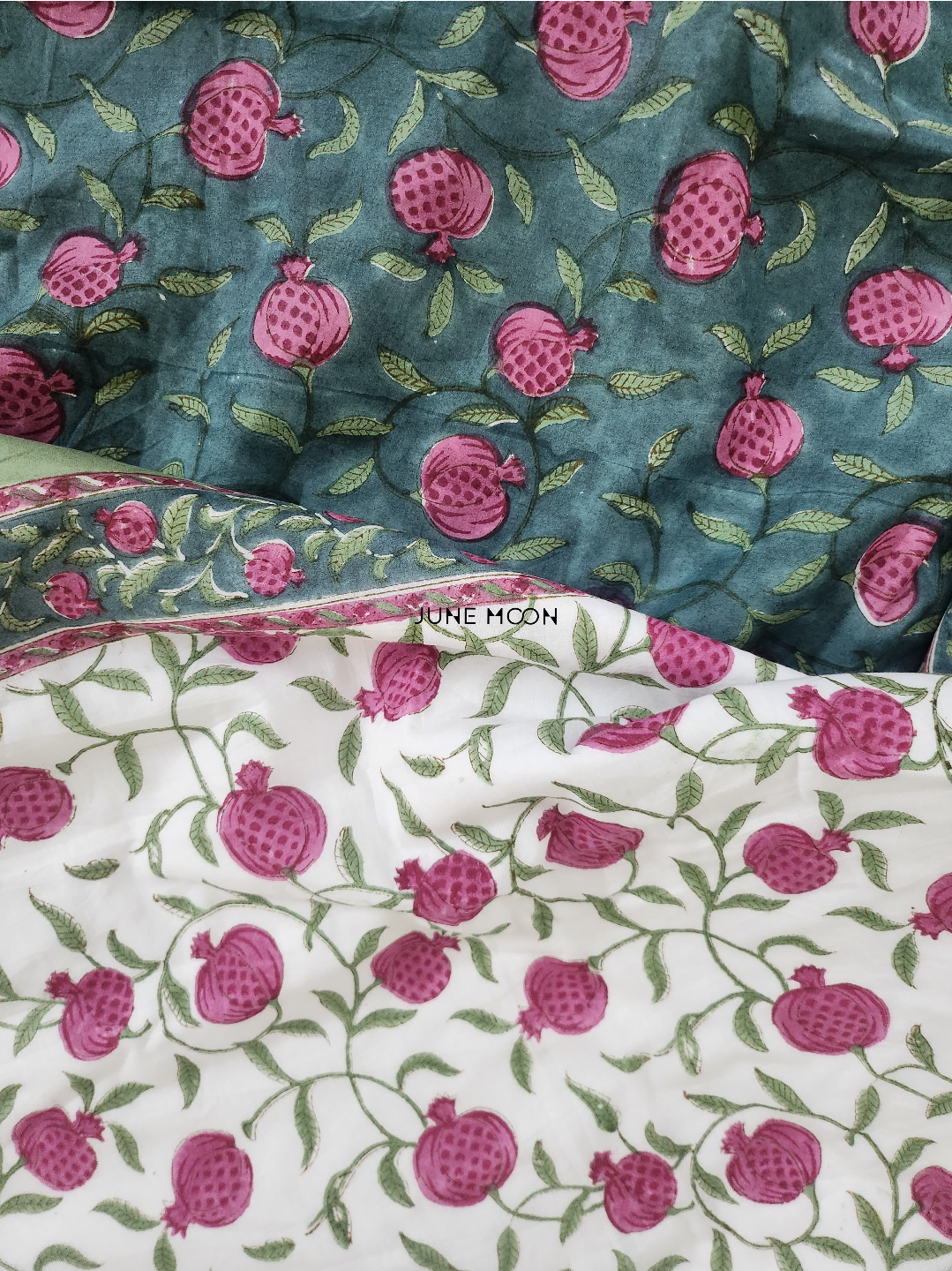 Kudrat - Block Printed Muslin Dohar