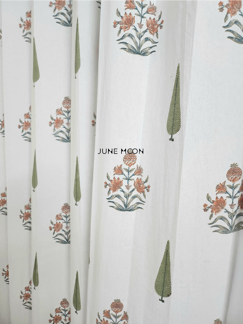 Dhaani - Block Printed Curtains