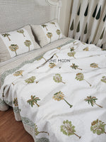 Load image into Gallery viewer, Sultry Greens - Quilted Bedcover Set
