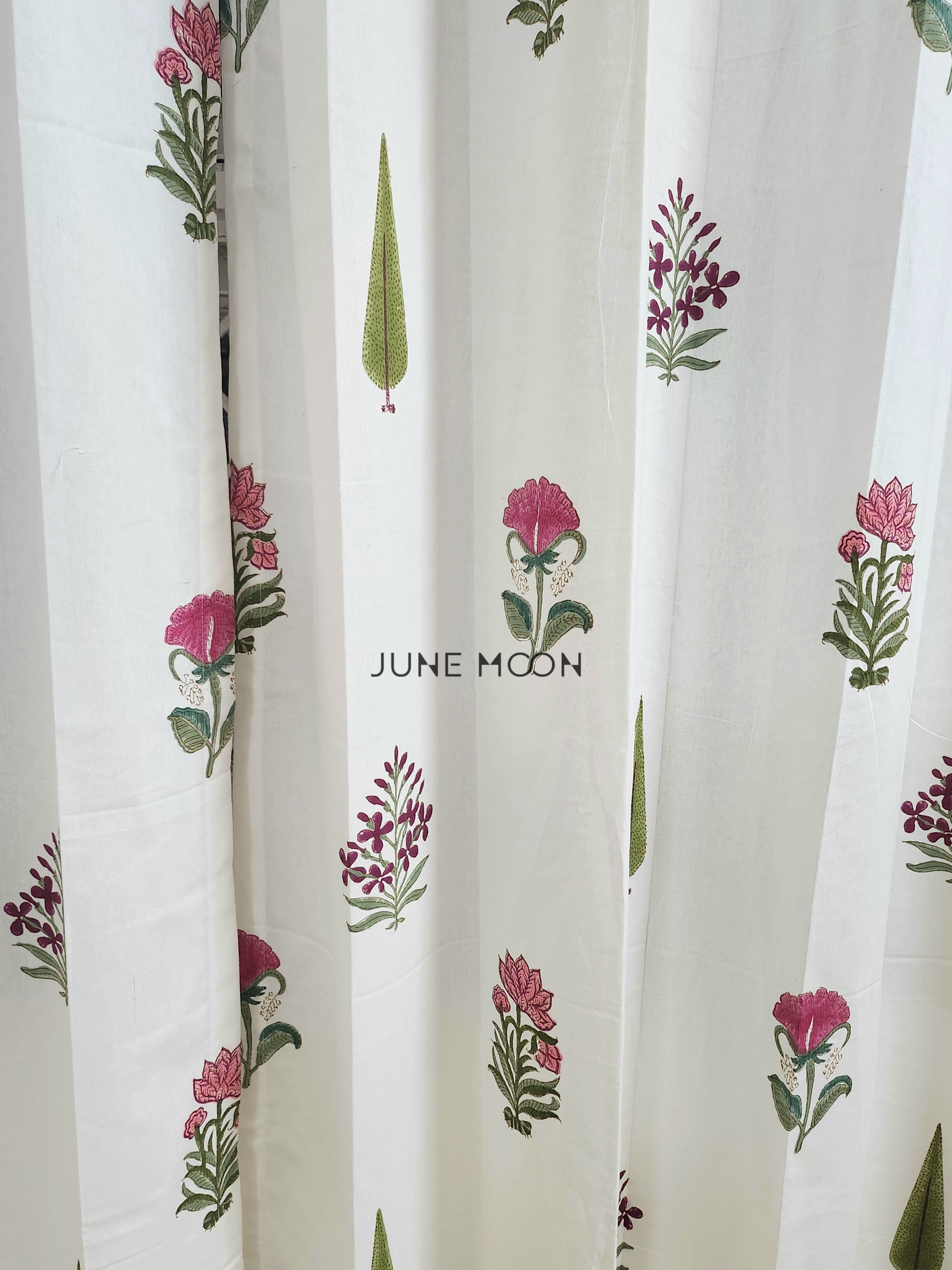 French Garden - Block Printed Curtains