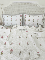 Load image into Gallery viewer, For Your Eyes - Block Printed Muslin Quilt
