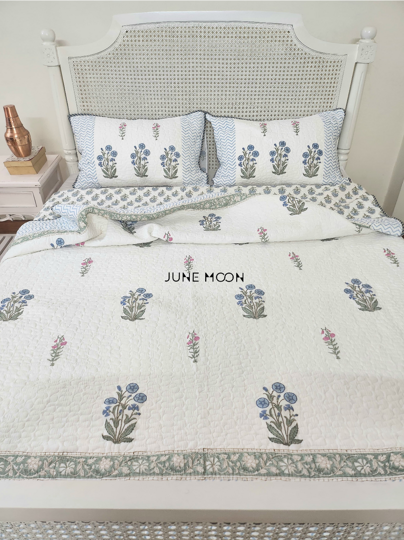 Balmy Seas - Quilted Bedcover Set