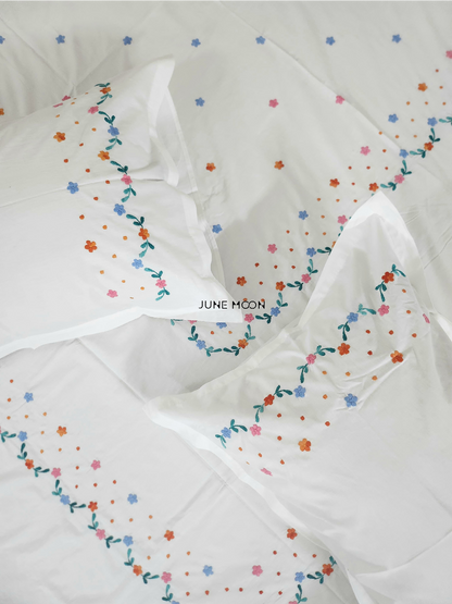 Amberly - Embroidered Bedsheet Set