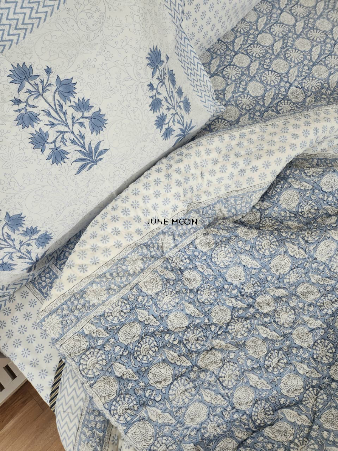 Nyla - Block Printed Muslin Quilt