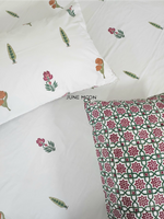 Load image into Gallery viewer, Shades of Grace - Block Printed Bedsheet Set

