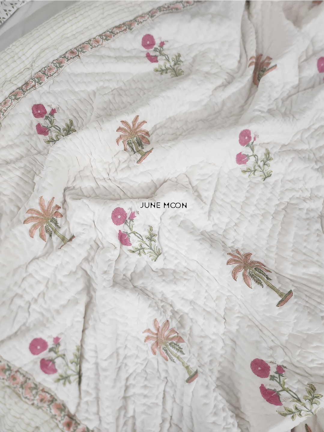 Vasundhara - Block Printed Muslin Quilt
