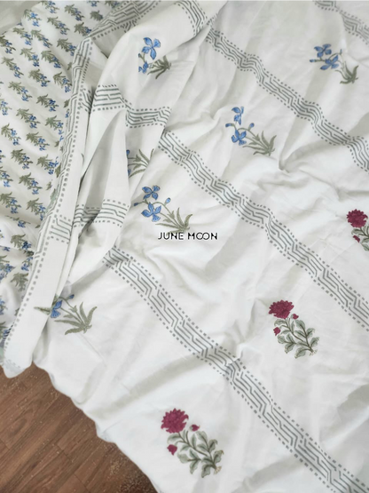French Garden - Set of 2 Single Dohars