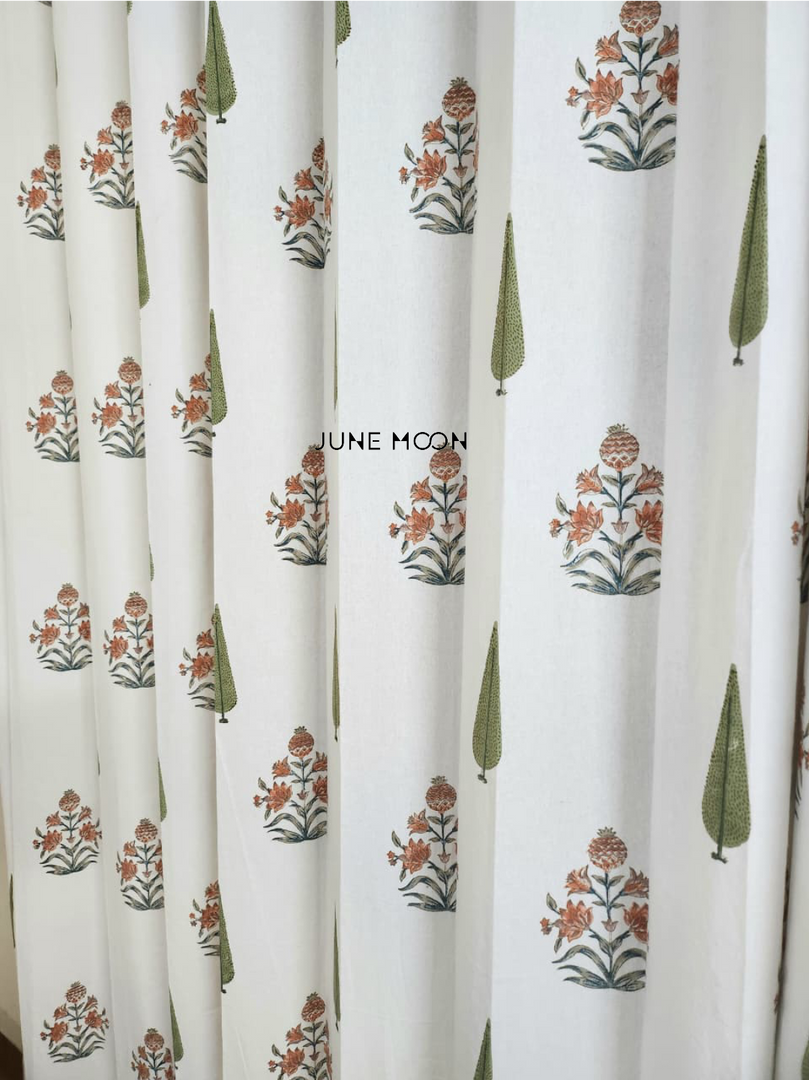 Dhaani - Block Printed Curtains