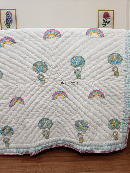 Rainbow World - Baby Quilt