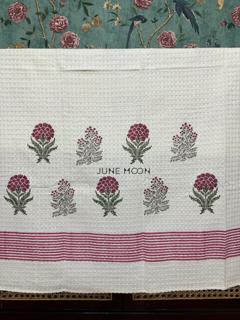 Firdaus - Block Printed Bath Towel