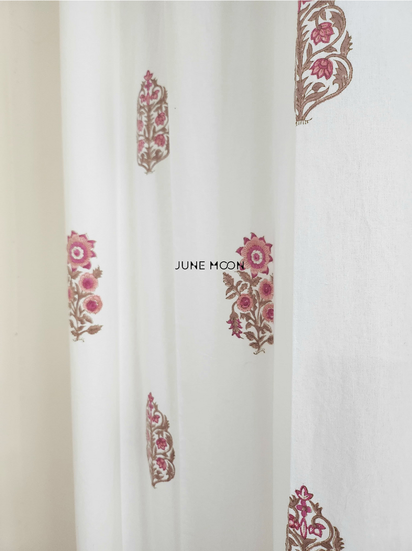 Gul Bano - Block Printed Curtains