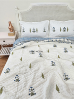 Load image into Gallery viewer, Chandni Bagh - Block Printed Muslin Quilt (108*108 Inch)
