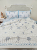 Load image into Gallery viewer, Regal Retreat - Set of Quilt &amp; Bedsheet