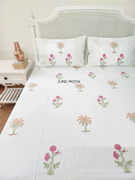Load image into Gallery viewer, Gulnoor - Block Printed Bedsheet Set
