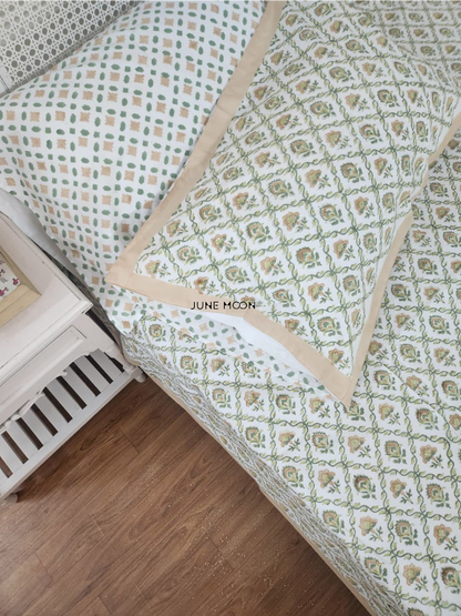Albeli - Block Printed Bedsheet Set