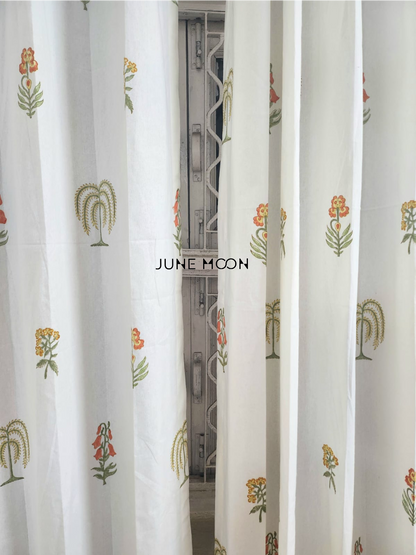 My Little Sunshine - Block Printed Curtains