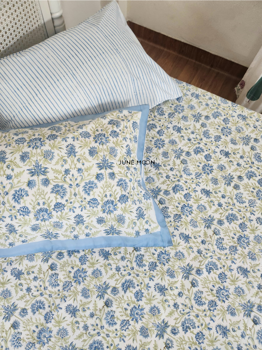 Delilah - Block Printed Bedsheet Set